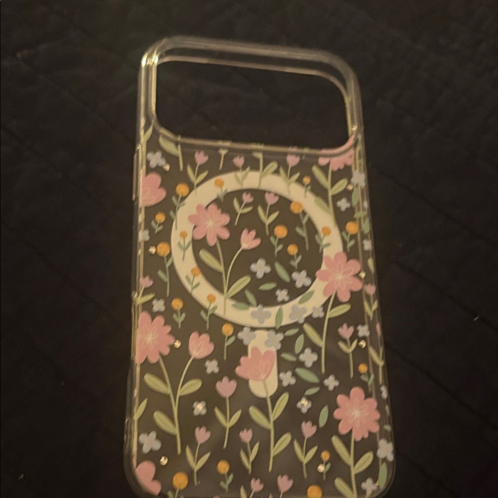 Source Unknown Botanical Phone Case - Pink, Green, and Orange